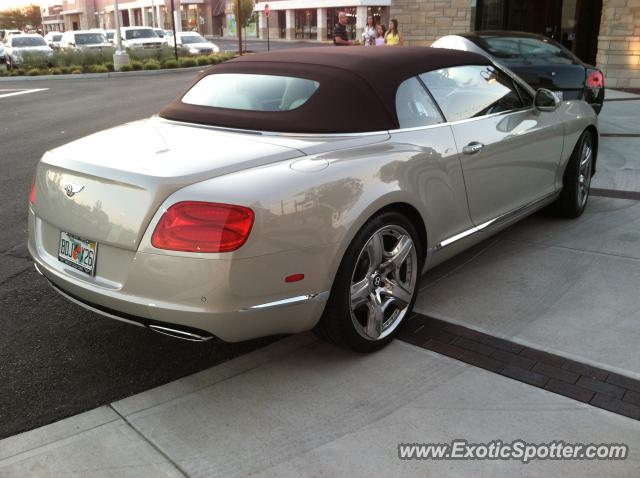 Bentley Continental spotted in Indianapolis, Indiana