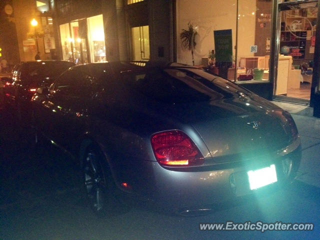 Bentley Continental spotted in Boston, Massachusetts