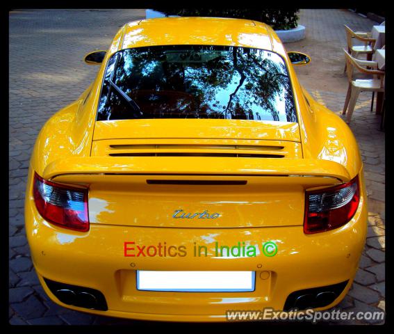 Porsche 911 Turbo spotted in Bangalore, India