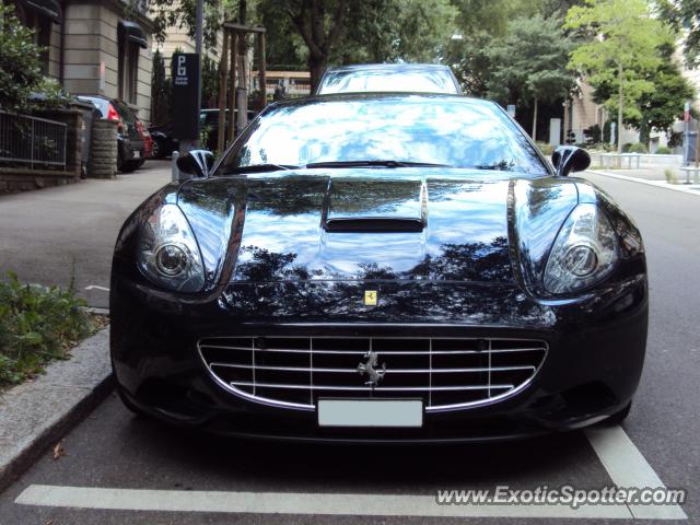 Ferrari California spotted in Zurich, Switzerland