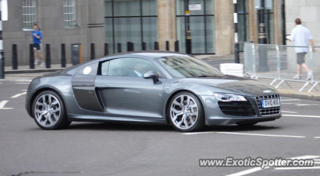 Audi R8 spotted in London, United Kingdom