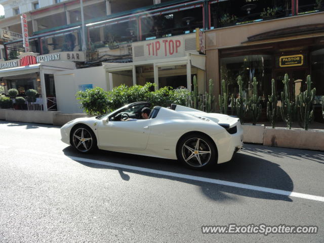 Ferrari 458 Italia spotted in Monte Carlo, Monaco