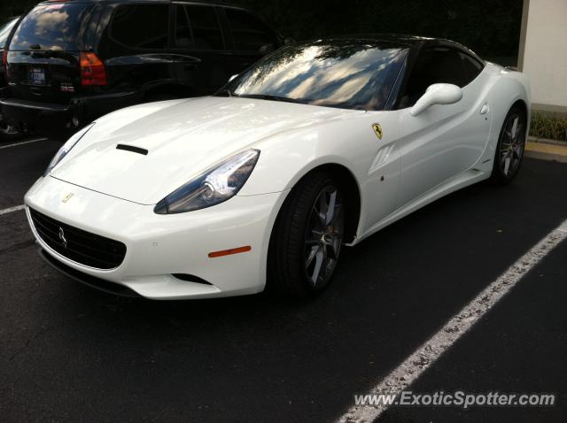 Ferrari California spotted in Indianapolis, Indiana