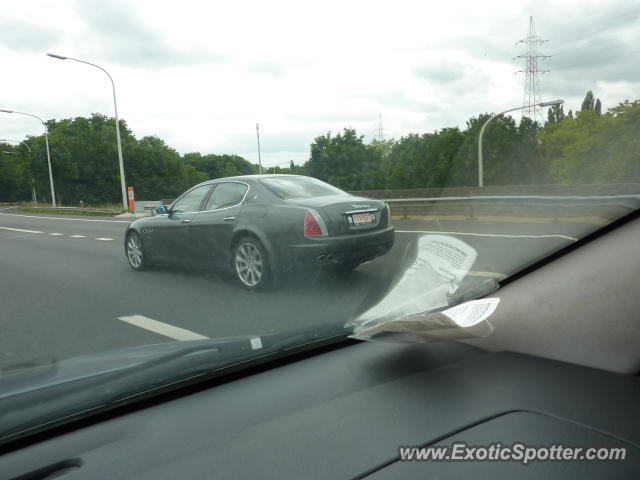 Maserati Quattroporte spotted in Brussels, Belgium