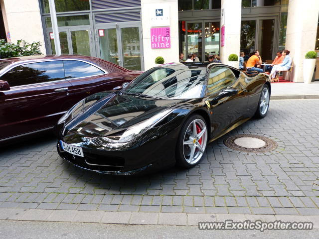 Ferrari 458 Italia spotted in Düsseldorf, Germany