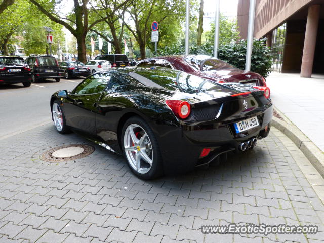 Ferrari 458 Italia spotted in Düsseldorf, Germany