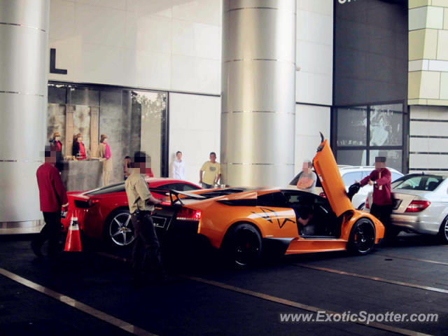 Lamborghini Murcielago spotted in Jakarta, Indonesia