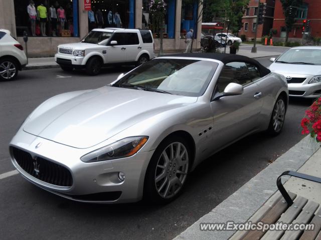 Maserati GranCabrio spotted in Montreal, Canada