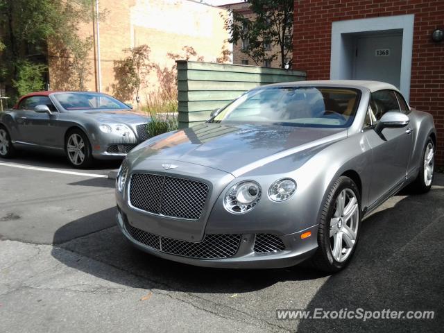 Bentley Continental spotted in Montreal, Canada