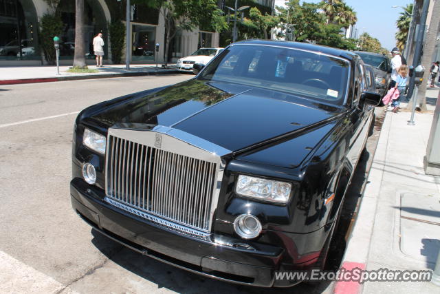 Rolls Royce Phantom spotted in Beverly Hills, California