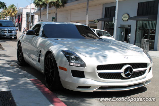 Mercedes SLS AMG spotted in Beverly Hills, California