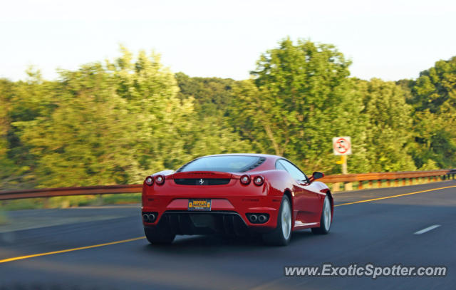 Ferrari F430 spotted in GSP, New Jersey