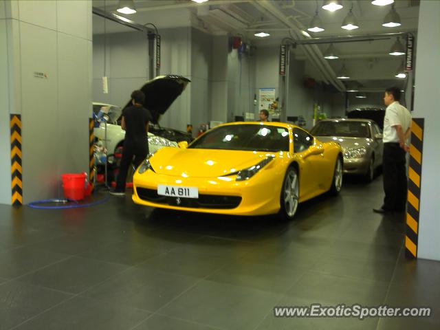 Ferrari 458 Italia spotted in Hong Kong, China