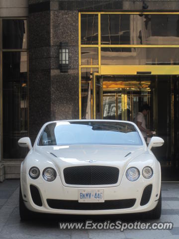 Bentley Continental spotted in Toronto, Canada