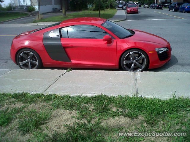 Audi R8 spotted in Montreal, Quebec, Canada