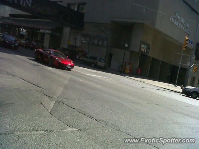 Mclaren MP4-12C spotted in Toronto, Ontario, Canada