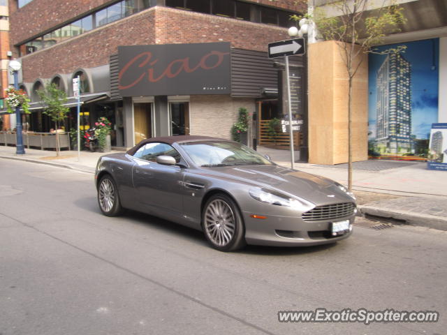 Aston Martin DB9 spotted in Toronto, Canada