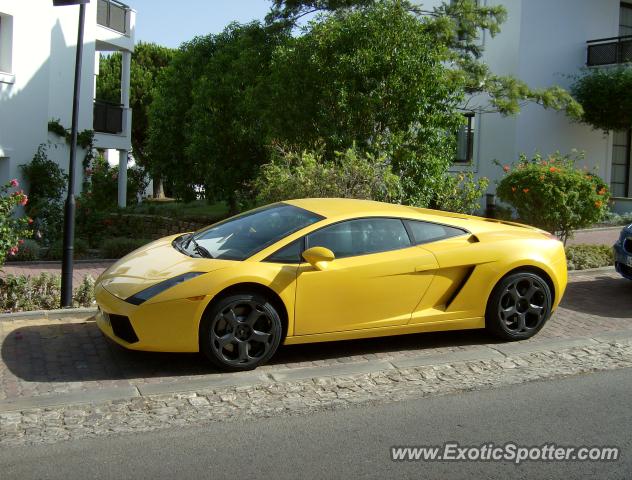 Lamborghini Gallardo spotted in Albufeira, Portugal