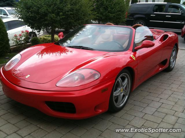 Ferrari 360 Modena spotted in Montreal, Quebec, Canada