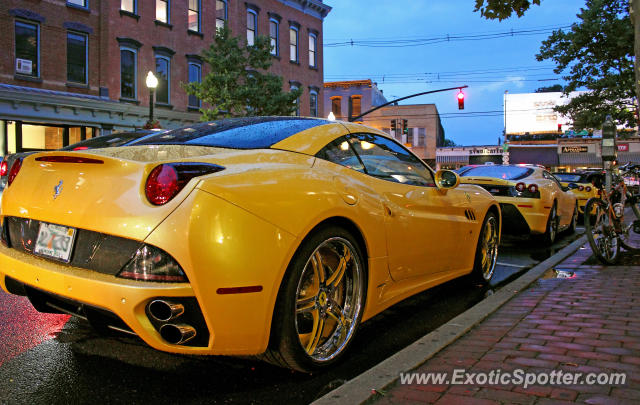 Ferrari California spotted in Red Bank, New Jersey