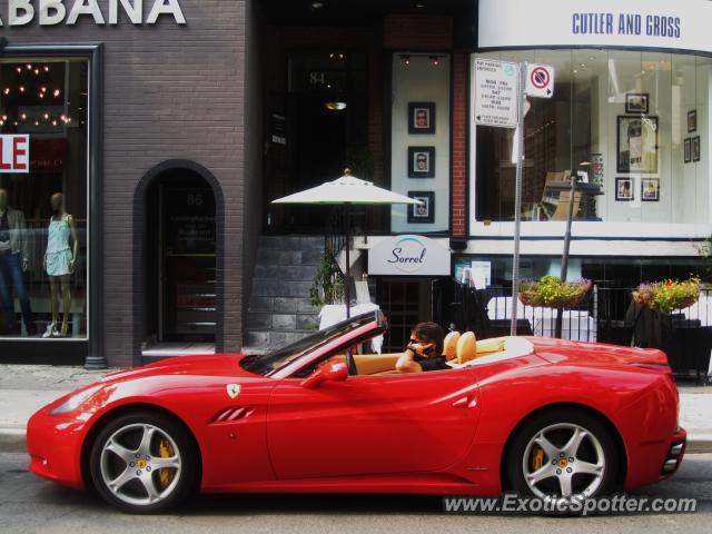 Ferrari California spotted in Toronto, Canada