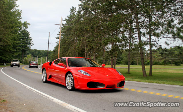 Ferrari F430 spotted in Saratoga Springs, New York