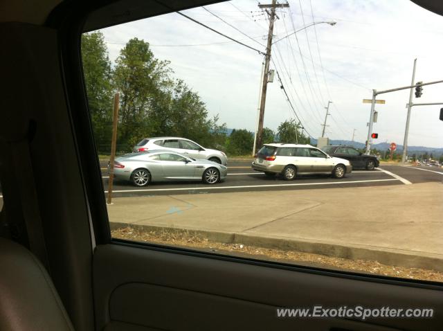 Aston Martin DB9 spotted in Tigard, Oregon