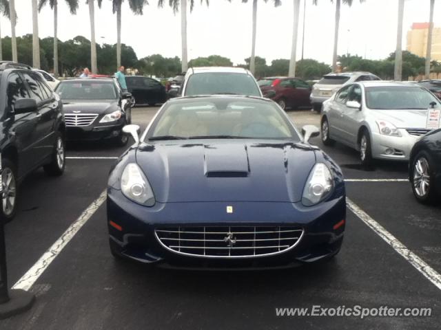 Ferrari California spotted in Boca Raton, Florida