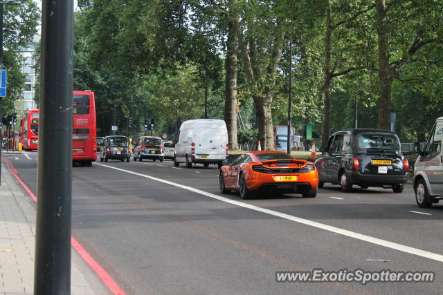 Mclaren MP4-12C spotted in London, United Kingdom