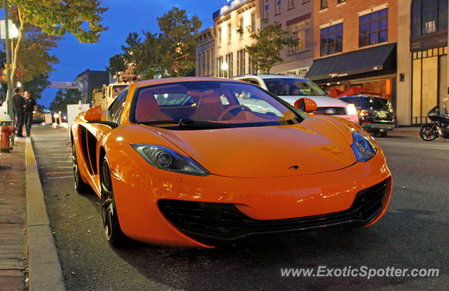 Mclaren MP4-12C spotted in Red Bank, New Jersey