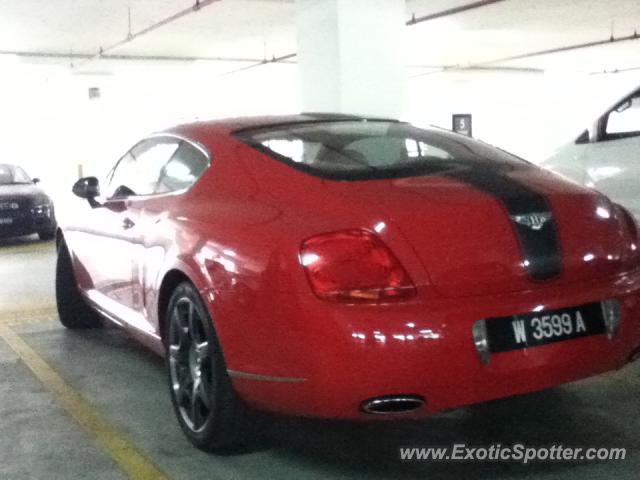 Bentley Continental spotted in Kuala Lumpur, Malaysia