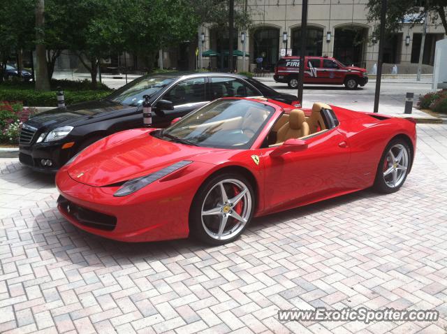 Ferrari 458 Italia spotted in Ft. Lauderdale, Florida