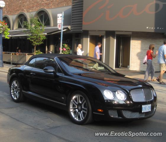 Bentley Continental spotted in Toronto, Canada