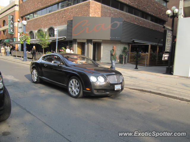 Bentley Continental spotted in Toronto, Canada