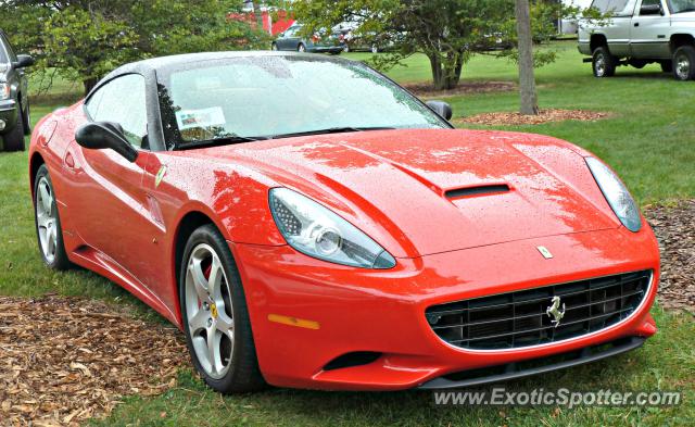 Ferrari California spotted in Milwaukee, Wisconsin