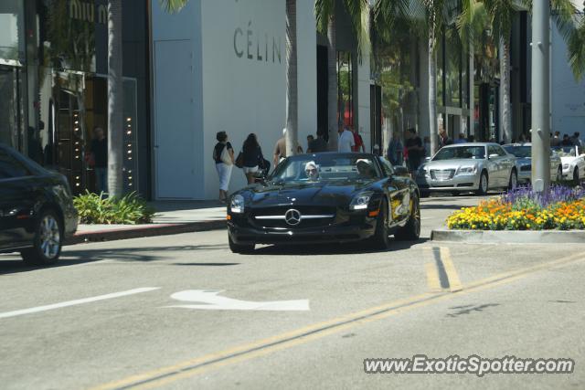 Mercedes SLS AMG spotted in Beverly Hills, California