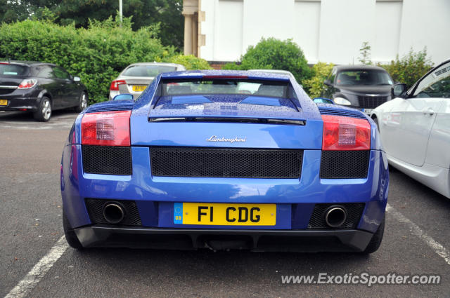 Lamborghini Gallardo spotted in Cheltenham, United Kingdom