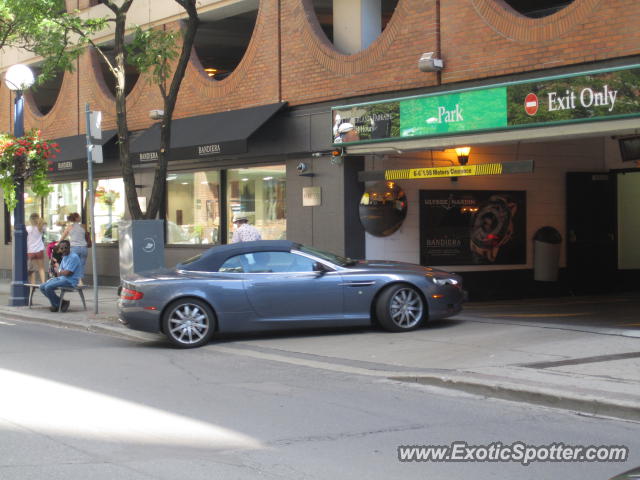 Aston Martin DB9 spotted in Toronto, Canada