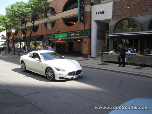 Maserati GranTurismo spotted in Toronto, Canada