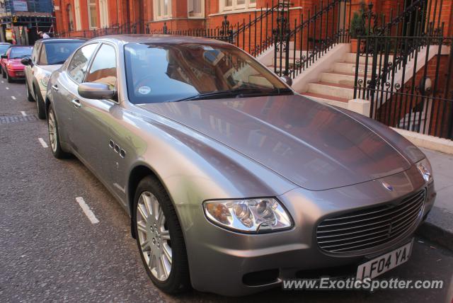 Maserati Quattroporte spotted in London, United Kingdom