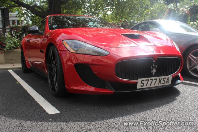 Maserati GranTurismo spotted in London, United Kingdom