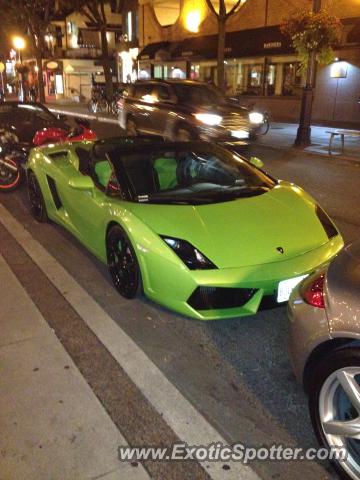 Lamborghini Gallardo spotted in Toronto, Ontario, Canada