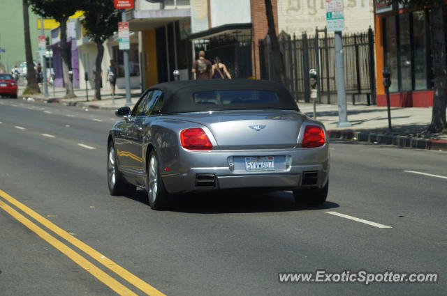 Bentley Continental spotted in Hollywood, California