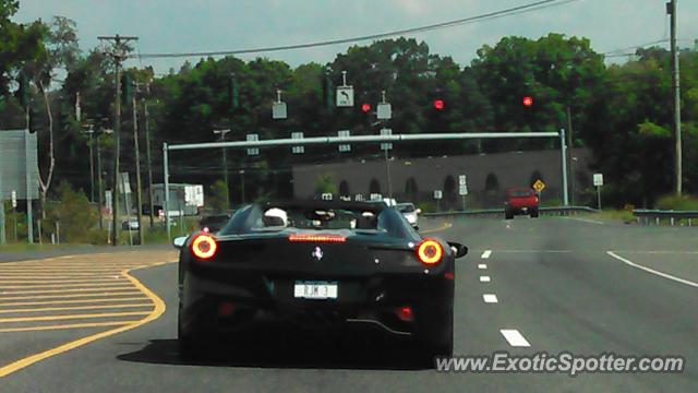 Ferrari 458 Italia spotted in New milford, Connecticut