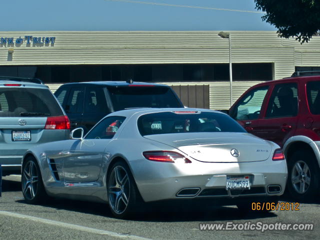 Mercedes SLS AMG spotted in Del Mar, California