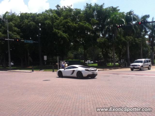 Mclaren MP4-12C spotted in Boca Raton, Florida