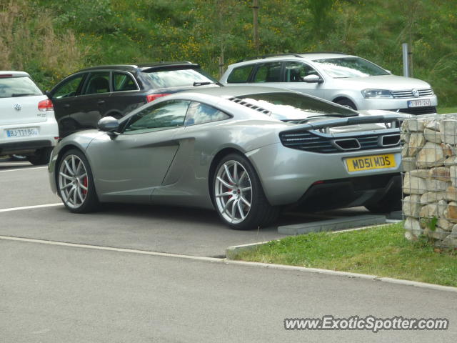 Mclaren MP4-12C spotted in Spa, Belgium