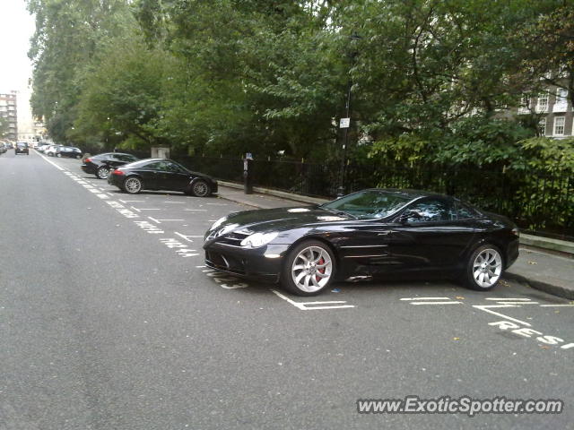 Mercedes SLR spotted in London, United Kingdom