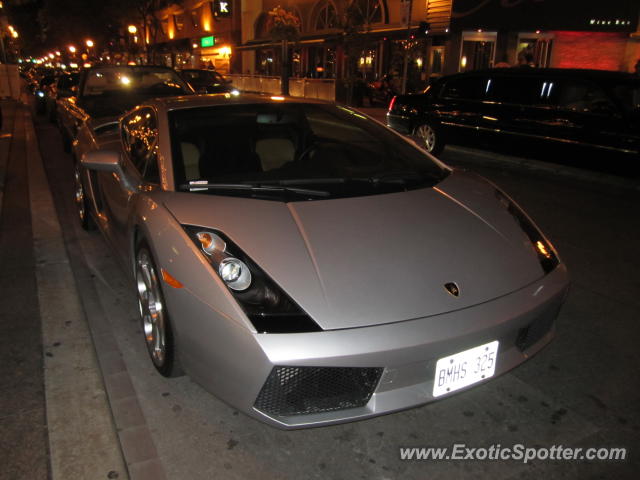 Lamborghini Gallardo spotted in Toronto, Canada