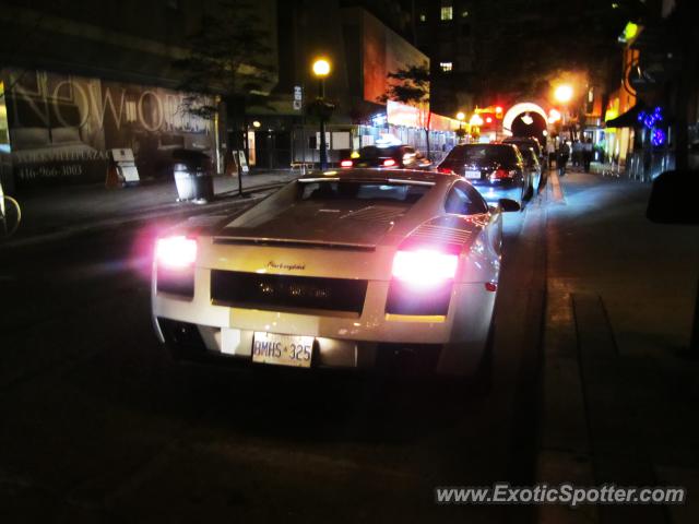 Lamborghini Gallardo spotted in Toronto, Canada